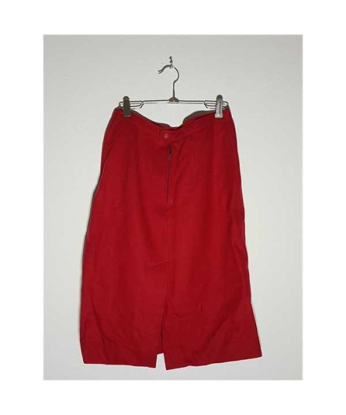 Fusta dama pentru toamna culoare rosu