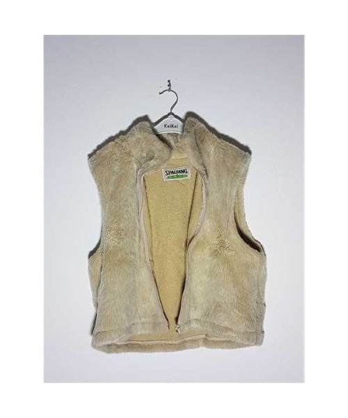 Vesta dama pufoasa din blanita artificiala Spalding