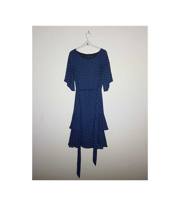 Rochita dama deosebita cu imprimeu buline RINA