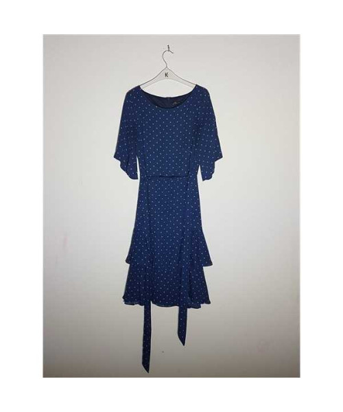 Rochita dama deosebita cu imprimeu buline RINA