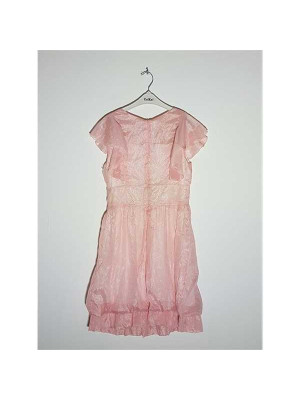 Rochita dama vaporoasa model cu volane la maneci 2