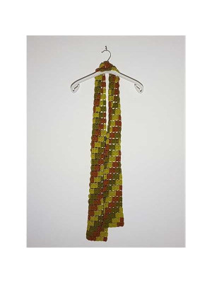 Fular dama tricotat cu model geometric multicolor CRAFT LINK 2