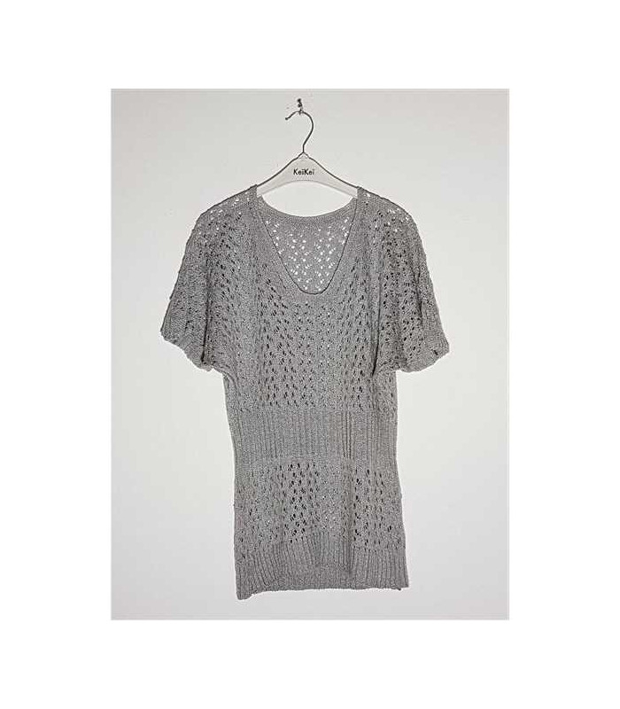 Bluzita dama tricotata model cu gaurele