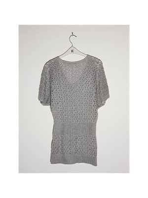 Bluzita dama tricotata model cu gaurele 2