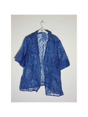 Camasa dama transparenta culoare albastru