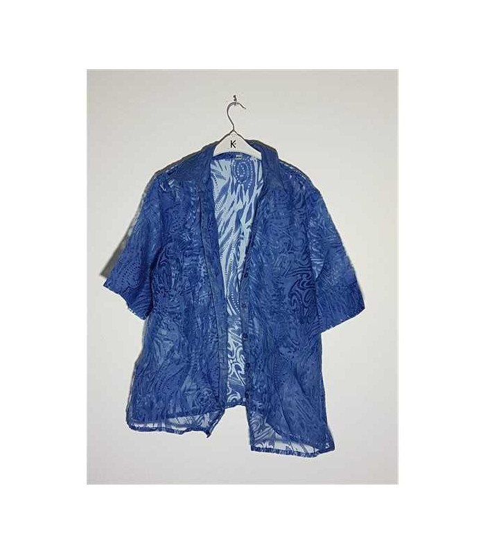 Camasa dama transparenta culoare albastru