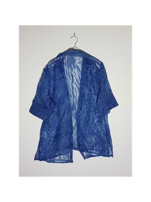 Camasa dama transparenta culoare albastru 2