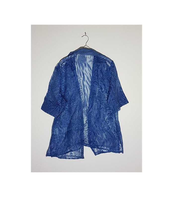 Camasa dama transparenta culoare albastru