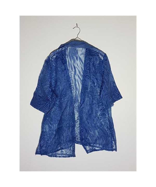 Camasa dama transparenta culoare albastru