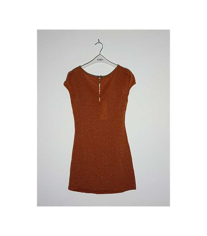 Rochita dama fara maneci model cu fermoar la spate