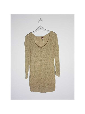 Pulover dama tricotat model perforat Stradivarius