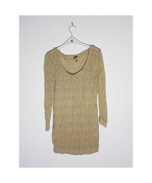 Pulover dama tricotat model perforat Stradivarius