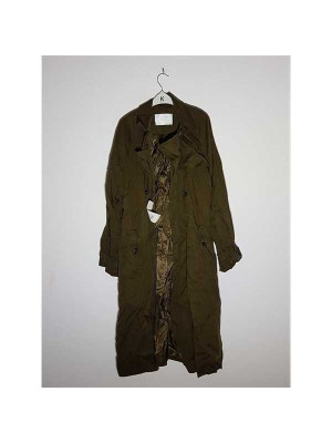 Trench dama pentru primavara culoare kaki