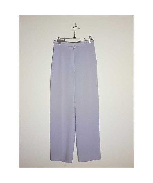 Pantaloni lungi de dama model larg culoare lila
