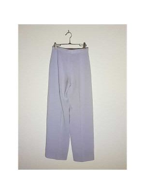 Pantaloni lungi de dama model larg culoare lila 2