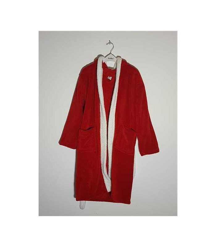 Halat de baie pufos cu gluga model iepuras