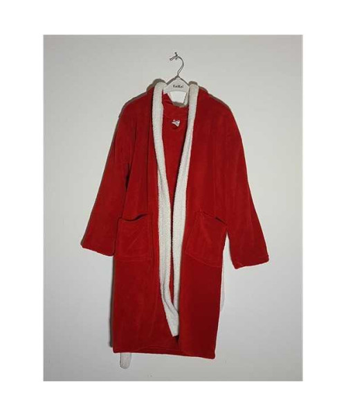 Halat de baie pufos cu gluga model iepuras