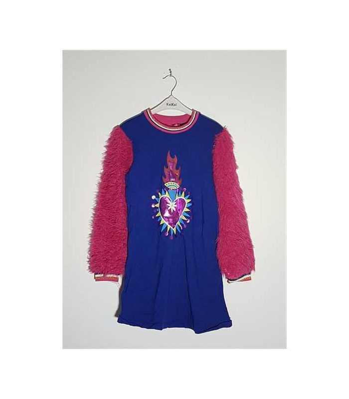 Rochita pentru fetite cu maneci pufoase