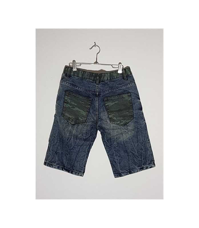 Pantaloni de blugi trei sferturi model decolorat Chapter Young