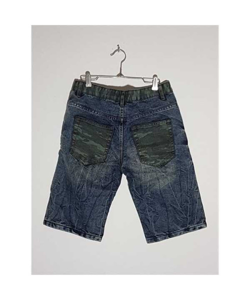 Pantaloni de blugi trei sferturi model decolorat Chapter Young