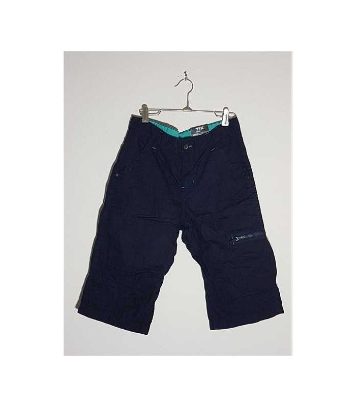 Pantaloni trei sferturi model cu buzunar pe picior YFK