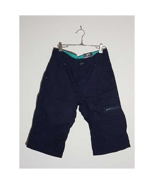 Pantaloni trei sferturi model cu buzunar pe picior YFK