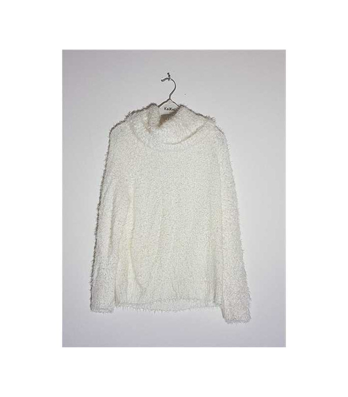 Pulover dama pufos model cu guler inalt LC WAIKIKI