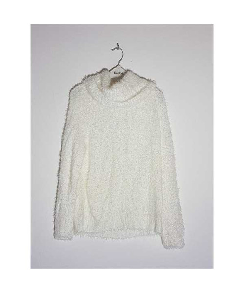 Pulover dama pufos model cu guler inalt LC WAIKIKI