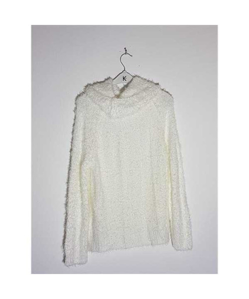 Pulover dama pufos model cu guler inalt LC WAIKIKI