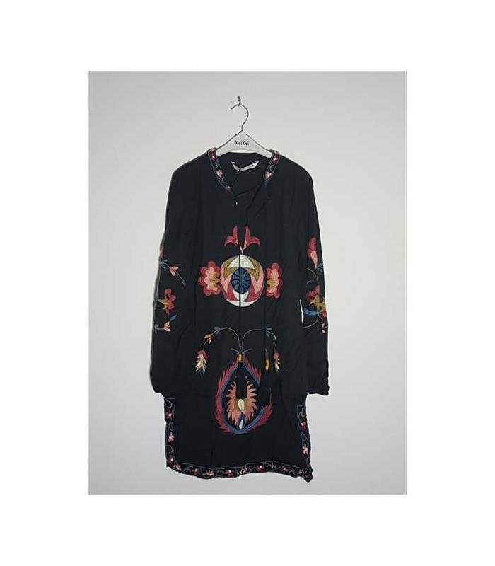 Rochita dama cu imprimeu floral multicolor Zara