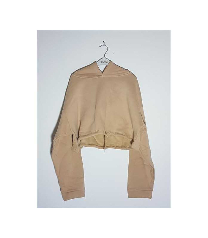 Hanorac dama cu gluga model scurt in talie BLVCK FASHION