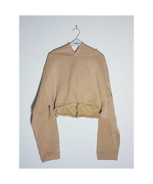 Hanorac dama cu gluga model scurt in talie BLVCK FASHION