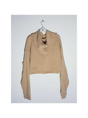 Hanorac dama cu gluga model scurt in talie BLVCK FASHION 2