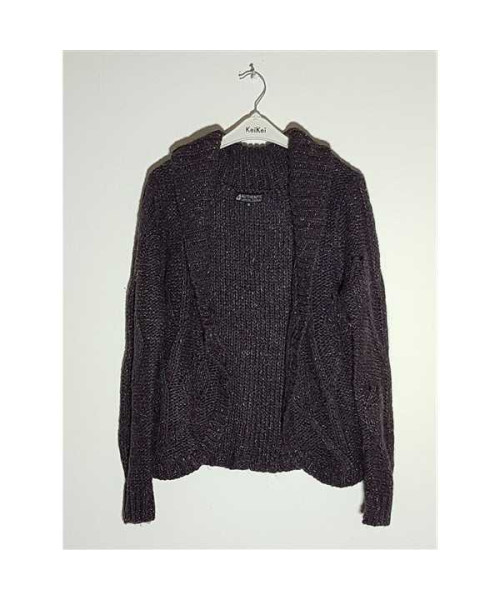 Pulover dama tricotat model cu guler intors AUTHENTIC