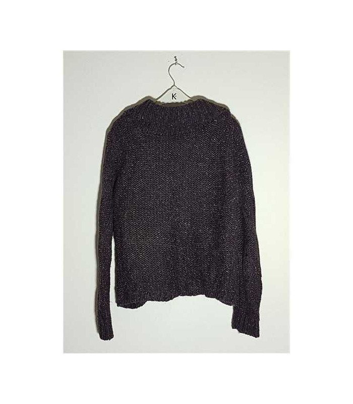 Pulover dama tricotat model cu guler intors AUTHENTIC