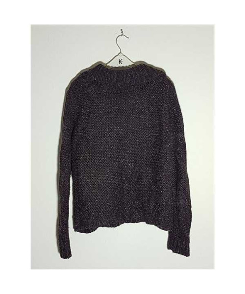 Pulover dama tricotat model cu guler intors AUTHENTIC