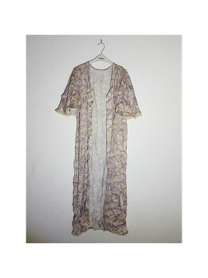 Halat de casa racoros cu imprimeu colorat