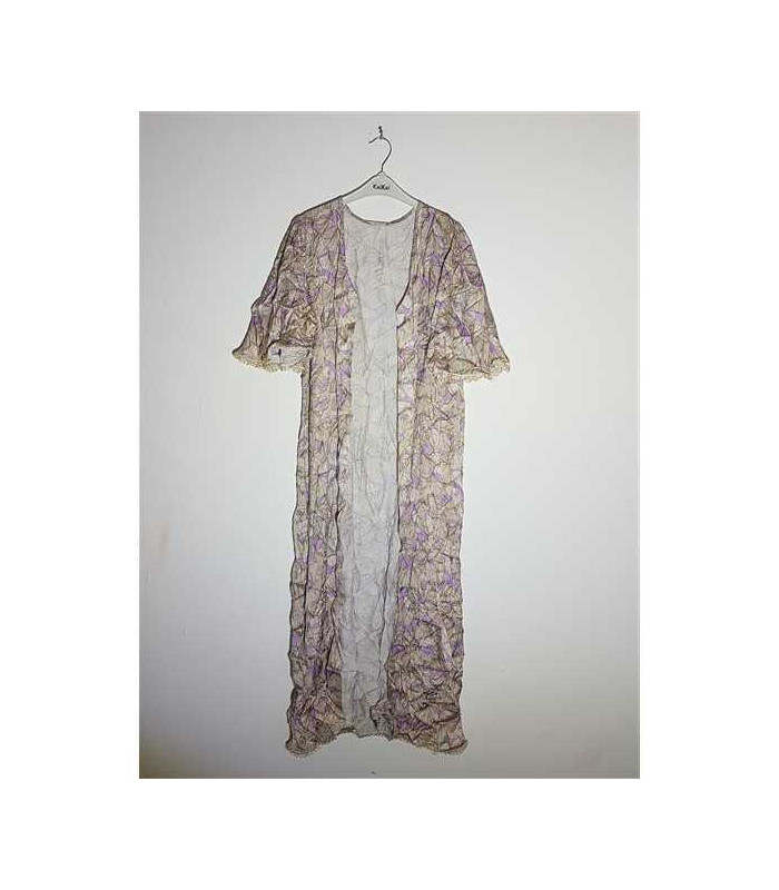 Halat de casa racoros cu imprimeu colorat