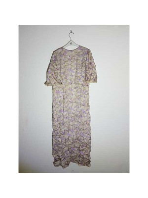 Halat de casa racoros cu imprimeu colorat 2