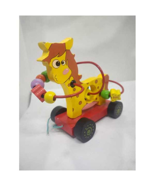 Jucarie din lemn motrica de tras Calut