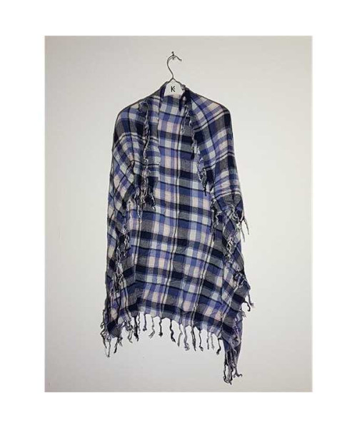 Sal dama in carouri model cu franjuri