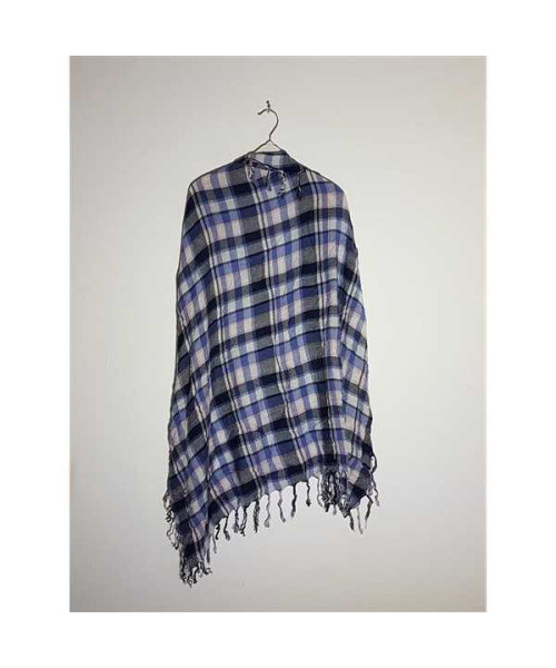 Sal dama in carouri model cu franjuri