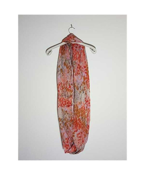 Esarfa dama circulara cu model multicolor Pieces