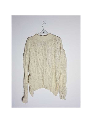 Pulover dama cu model impletit Bershka