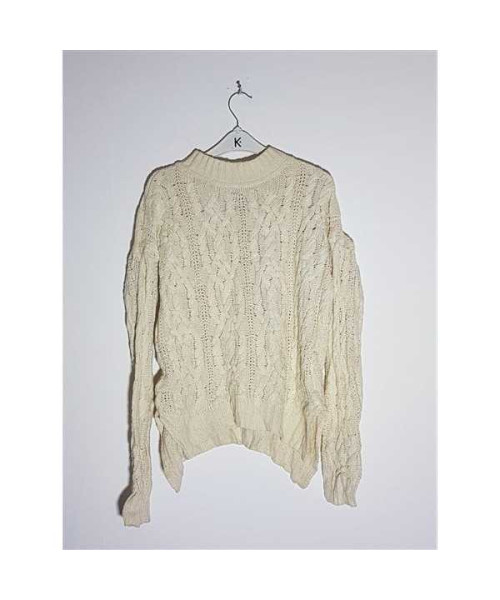 Pulover dama cu model impletit Bershka