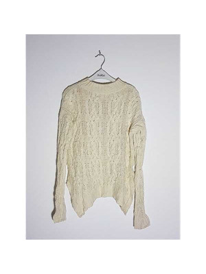 Pulover dama cu model impletit Bershka 2