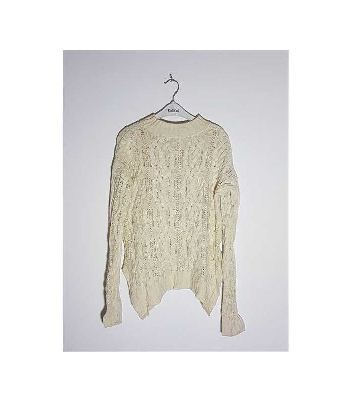 Pulover dama cu model impletit Bershka