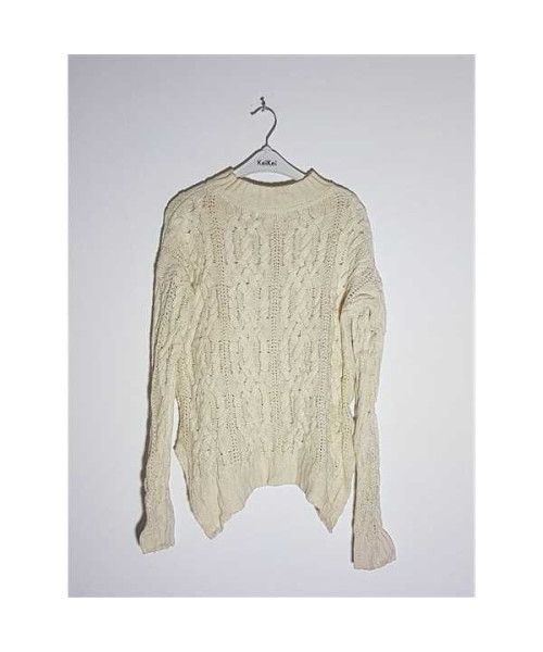 Pulover dama cu model impletit Bershka