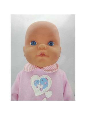 Papusa bebelus cu ochi albastri 39 cm 2