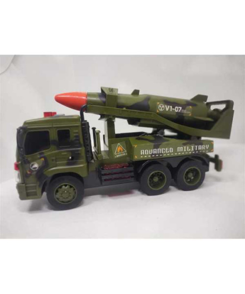Camion din plastic militar cu sunete